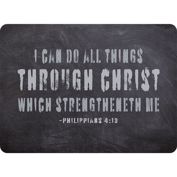 I Can Do All Things Scripture Promo Work Mat